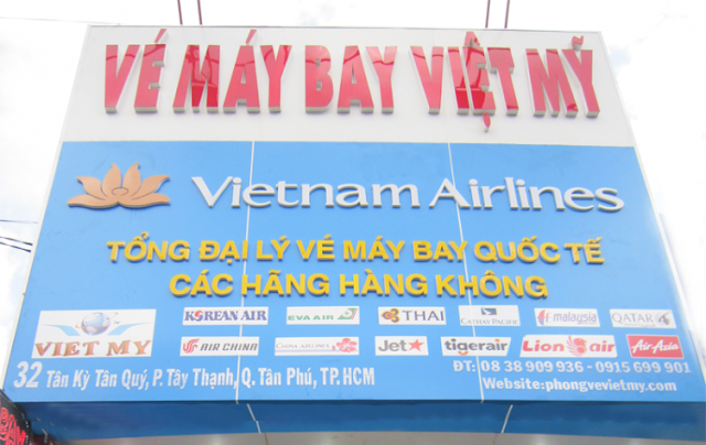 Đại lý vé máy bay Air Asia tại quận Tân Phú