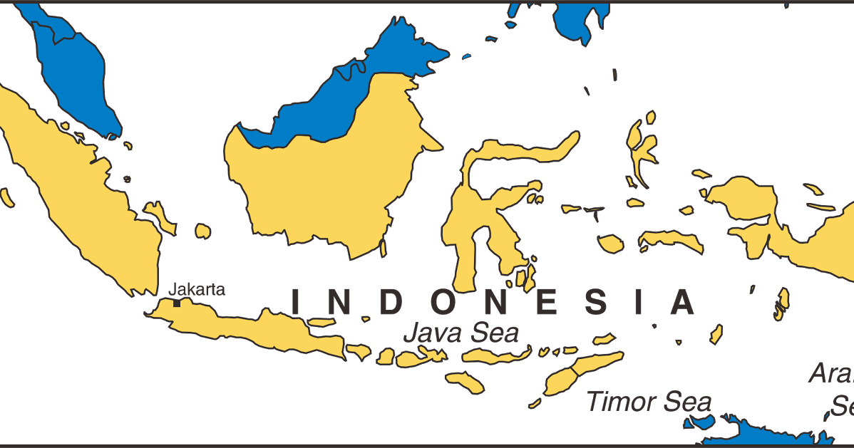 Vector for free: Indonesia - Map