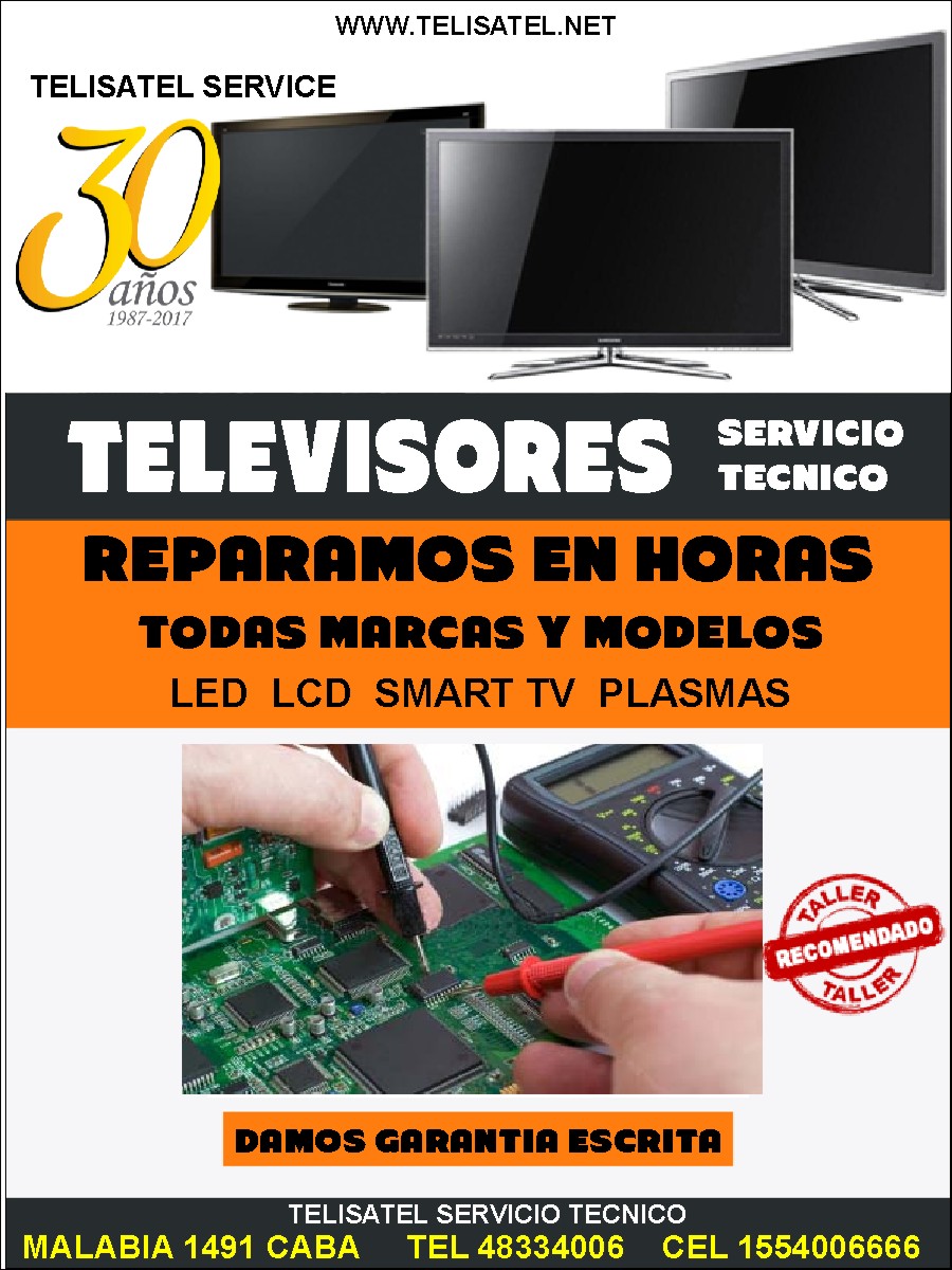 Telisatel servicio Tecnico Arreglo y reparacion de televisores