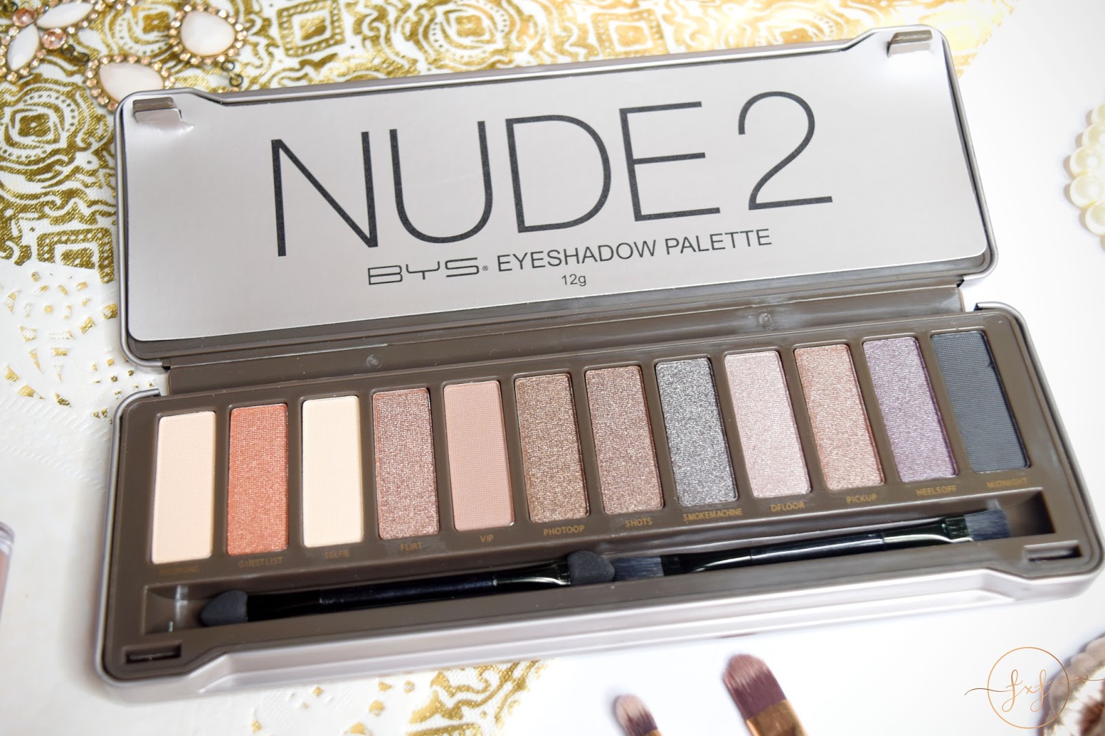 BYS Nude 2 Eyeshadow Palette Review & Swatches Fashion Fairytale
