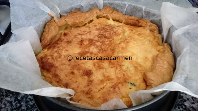 Tarta salada de calabacín