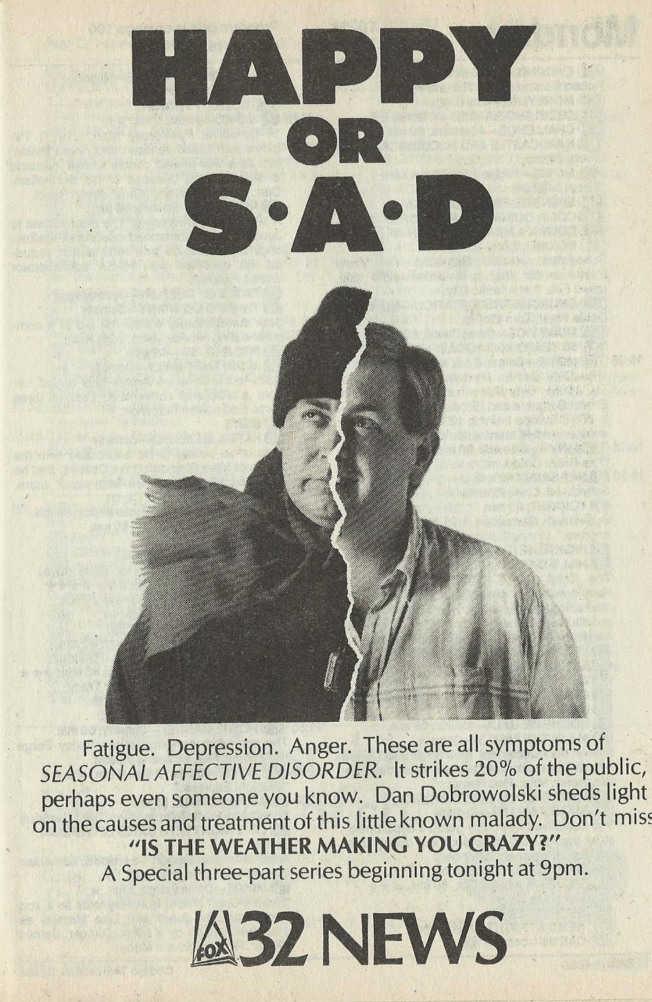 The TV Guide Historian Fox 32 News Ad