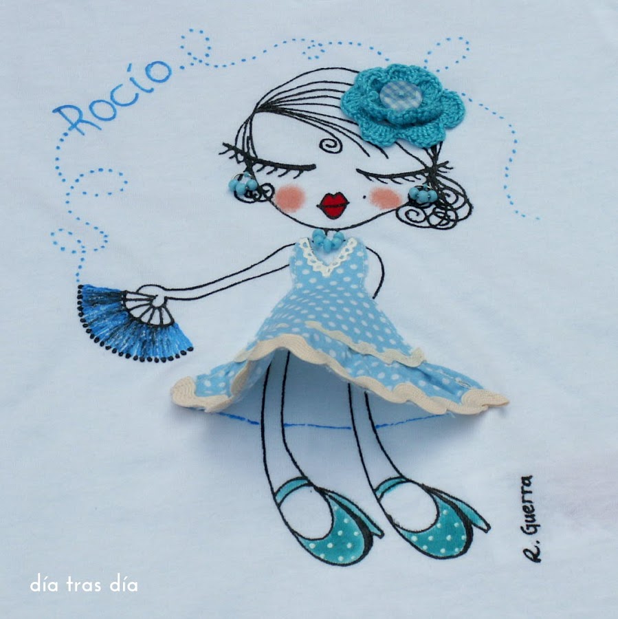 Camiseta flamenca personalizada