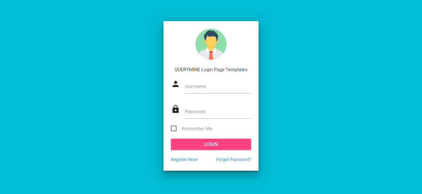 Best Free Login Page Templates - QUERYMINE | Social Codia