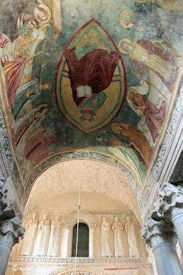 fresques, Christ Pantocrator, Cividale del Friuli, Frioul, Frioul Vénétie julienne, duché lombard, Lombard, tempietto, 