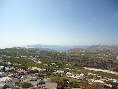 Santorni island panorama