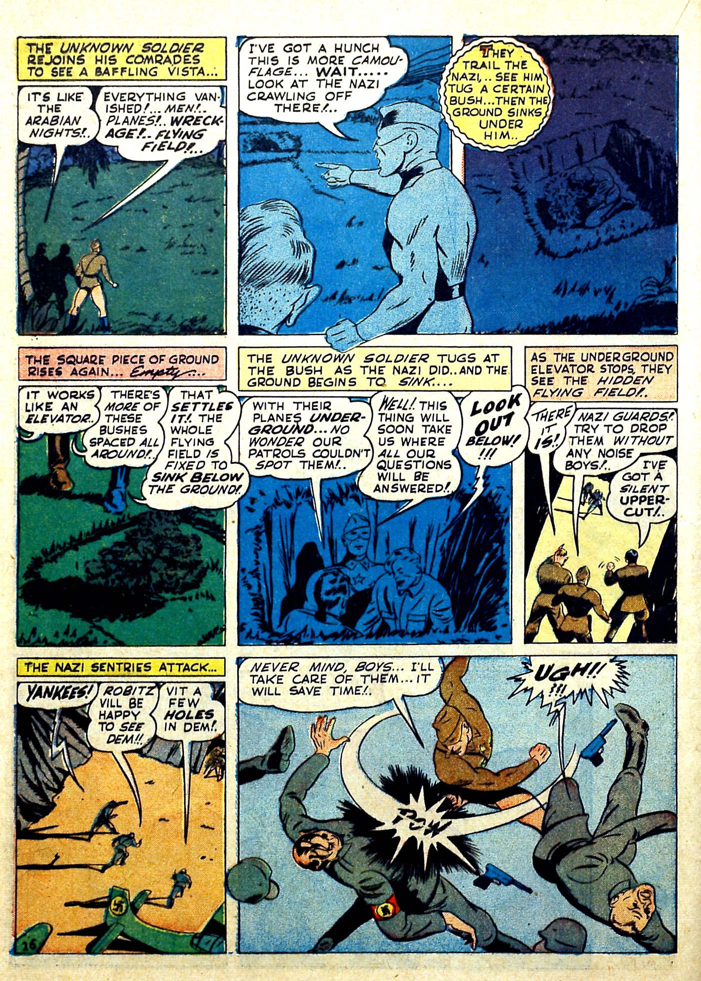 Read online Our Flag Comics comic -  Issue #4 - 28