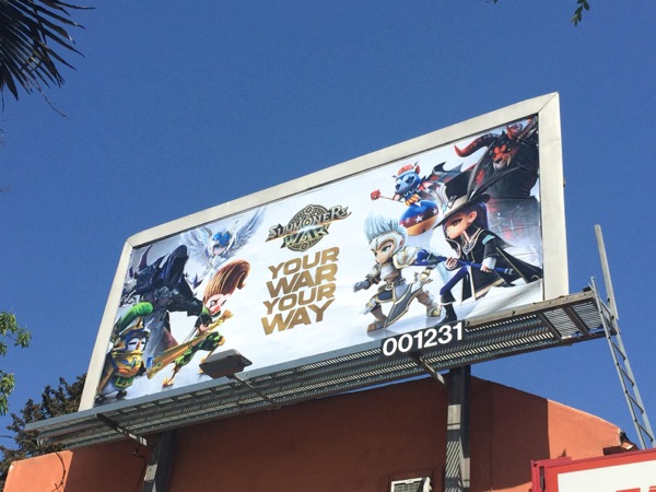 Summoners War 2016 game billboard Summoners War 2016 game billboard