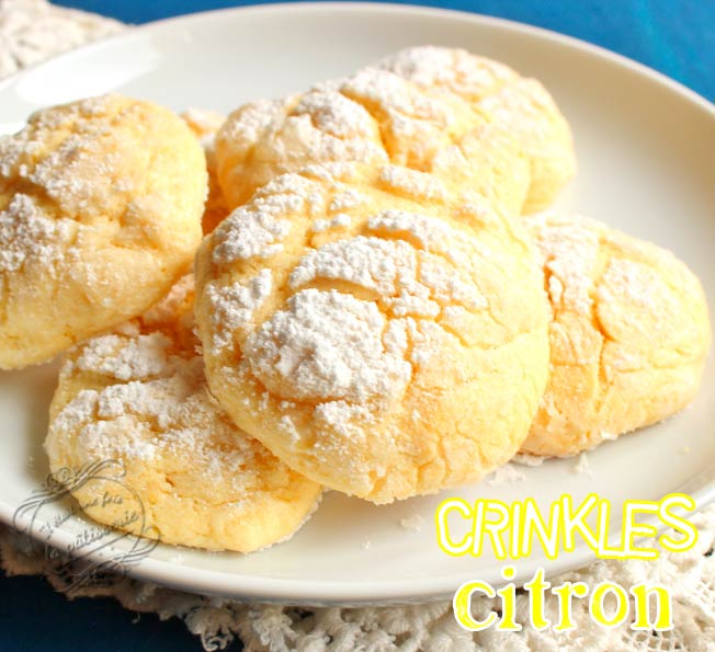 Crinkles Au Citron Ou Lemon Crinkles Il Etait Une Fois La Patisserie