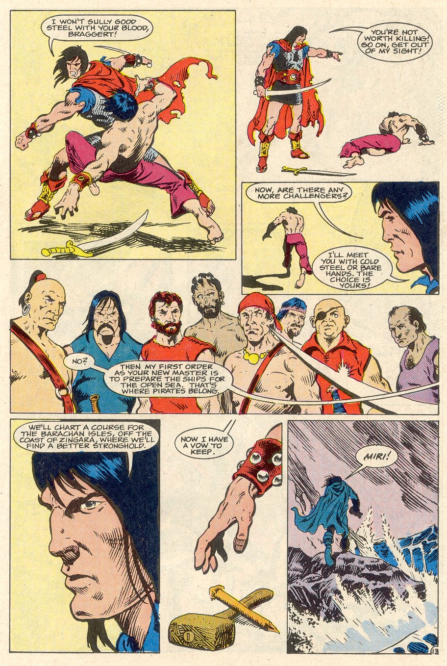 Read online Conan the Barbarian (1970) comic -  Issue #186 - 14