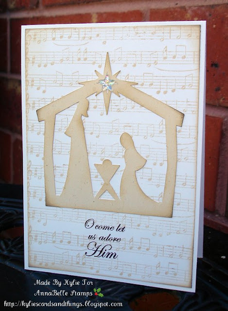 Kylie's Cards and Things: AnnaBelle Stamps 'Say It With...Christmas Cards'