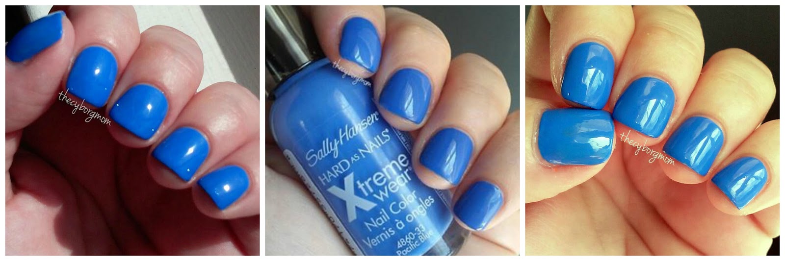 Sally Hansen Pacific Blue Franken Polish Dupe