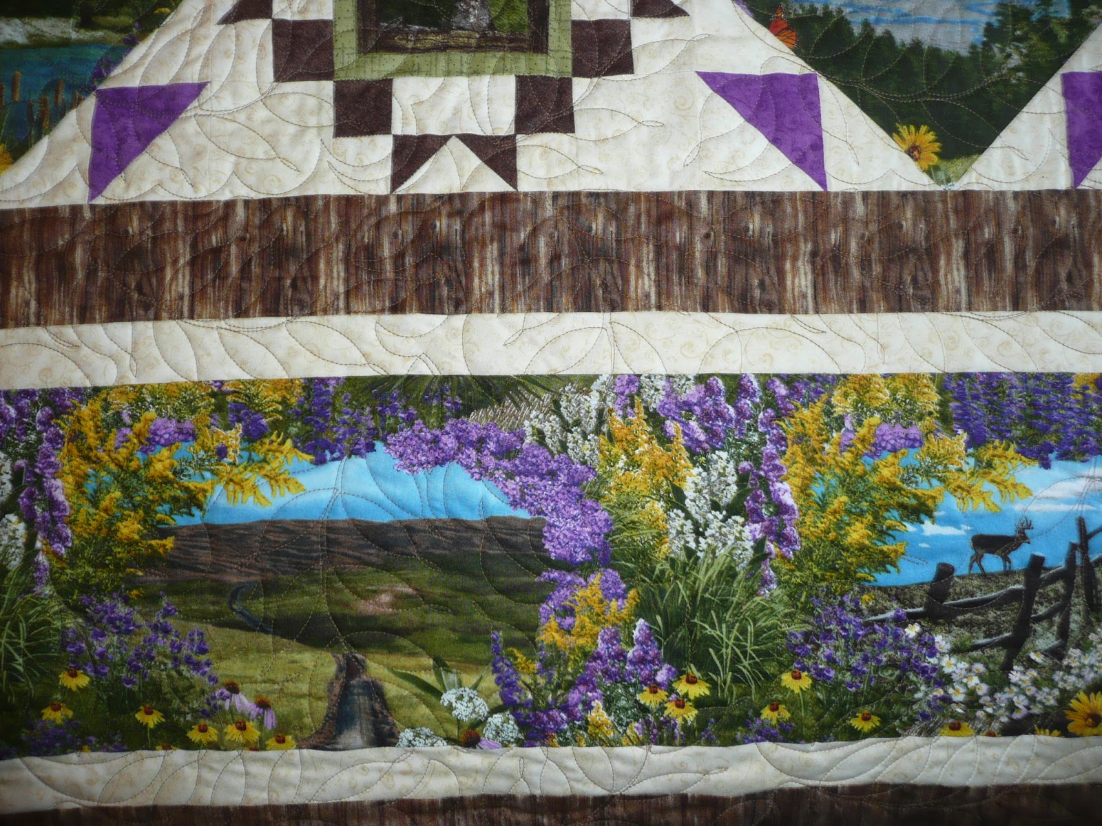 Acorn Ridge Quilting Vickie's Nebraska Shop Hop Quilt
