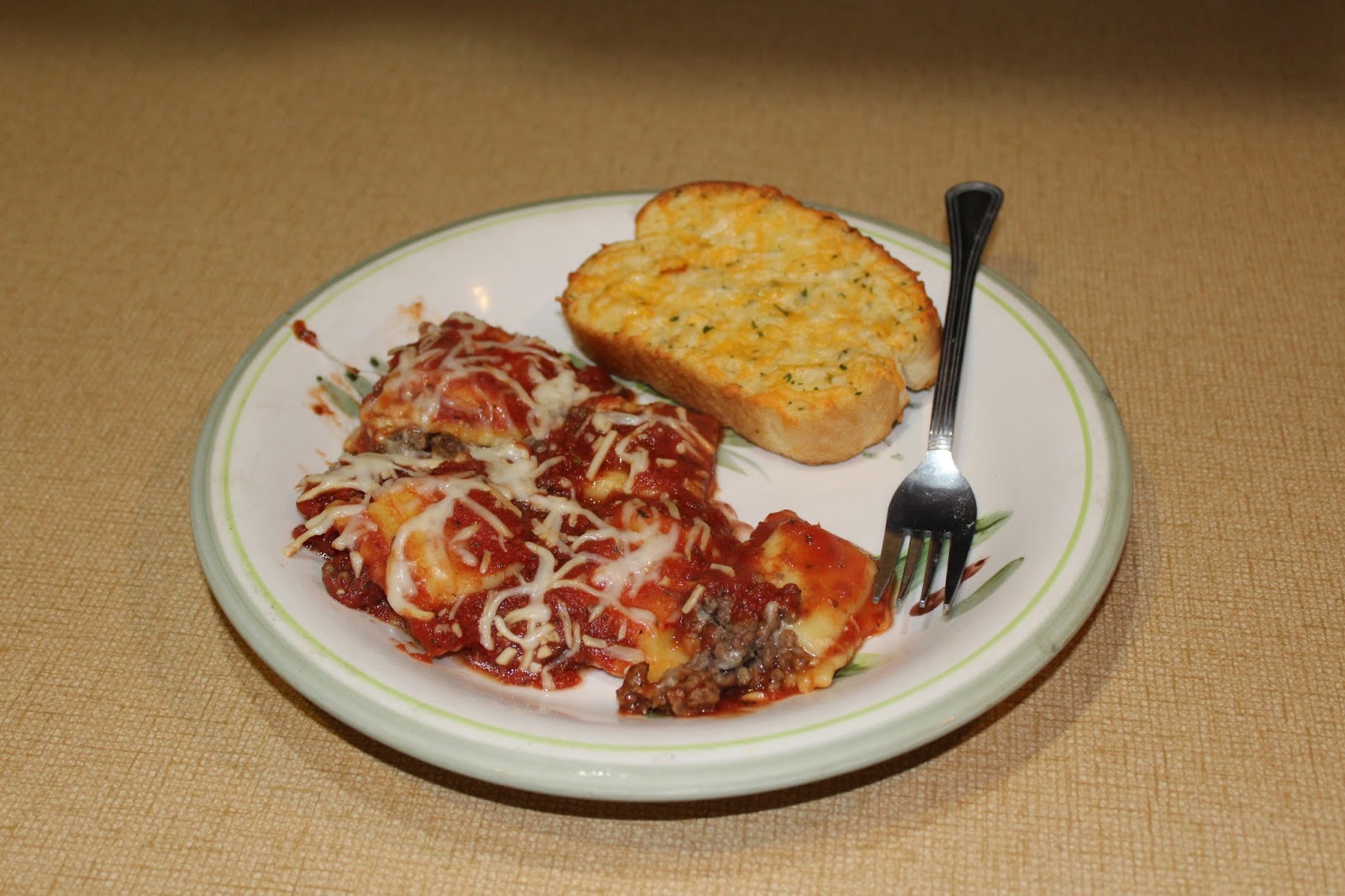 Growing to Four Baked Ravioli Freezer Meal
