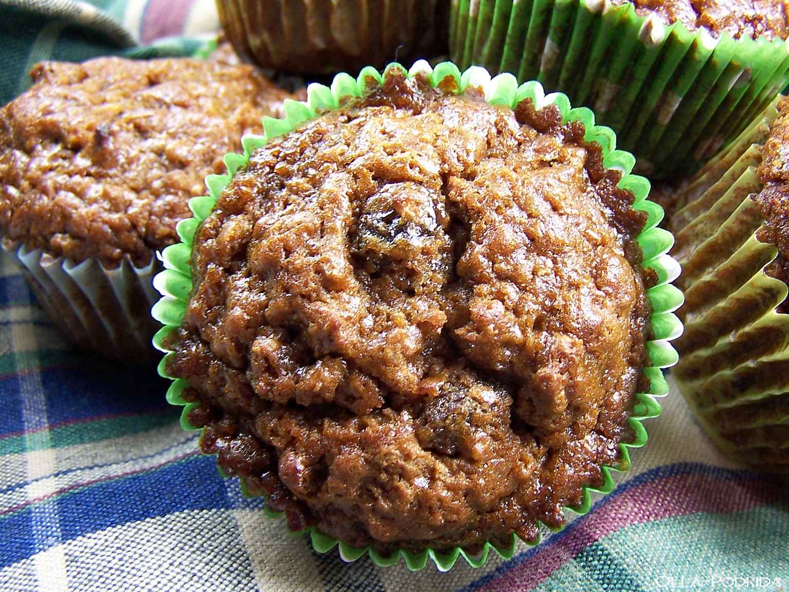 OllaPodrida Sour Cream Bran Muffins