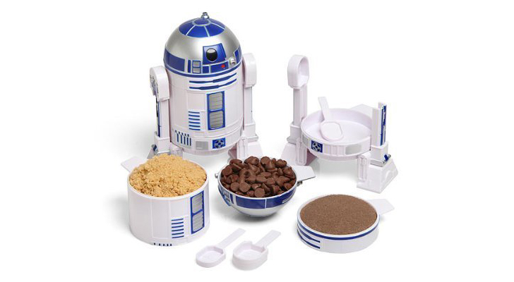 Star Wars The Star Wars R2-D2 Measuring Cup Set Will Help You Use The Force With Your Cooking Preparation