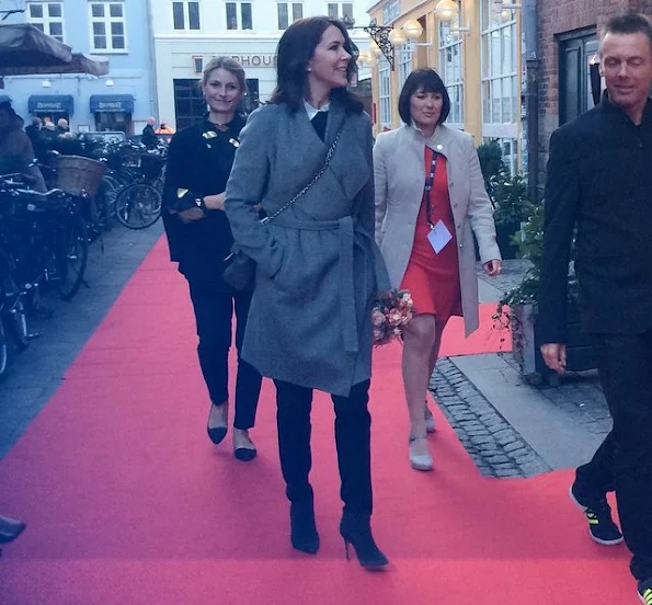 Crown Princess Mary of Denmark visited the premiere of the documentary "He Named Me Malala" about the life of a young girl Malala Yousafzai at Grand Theatre in Copenhagen 