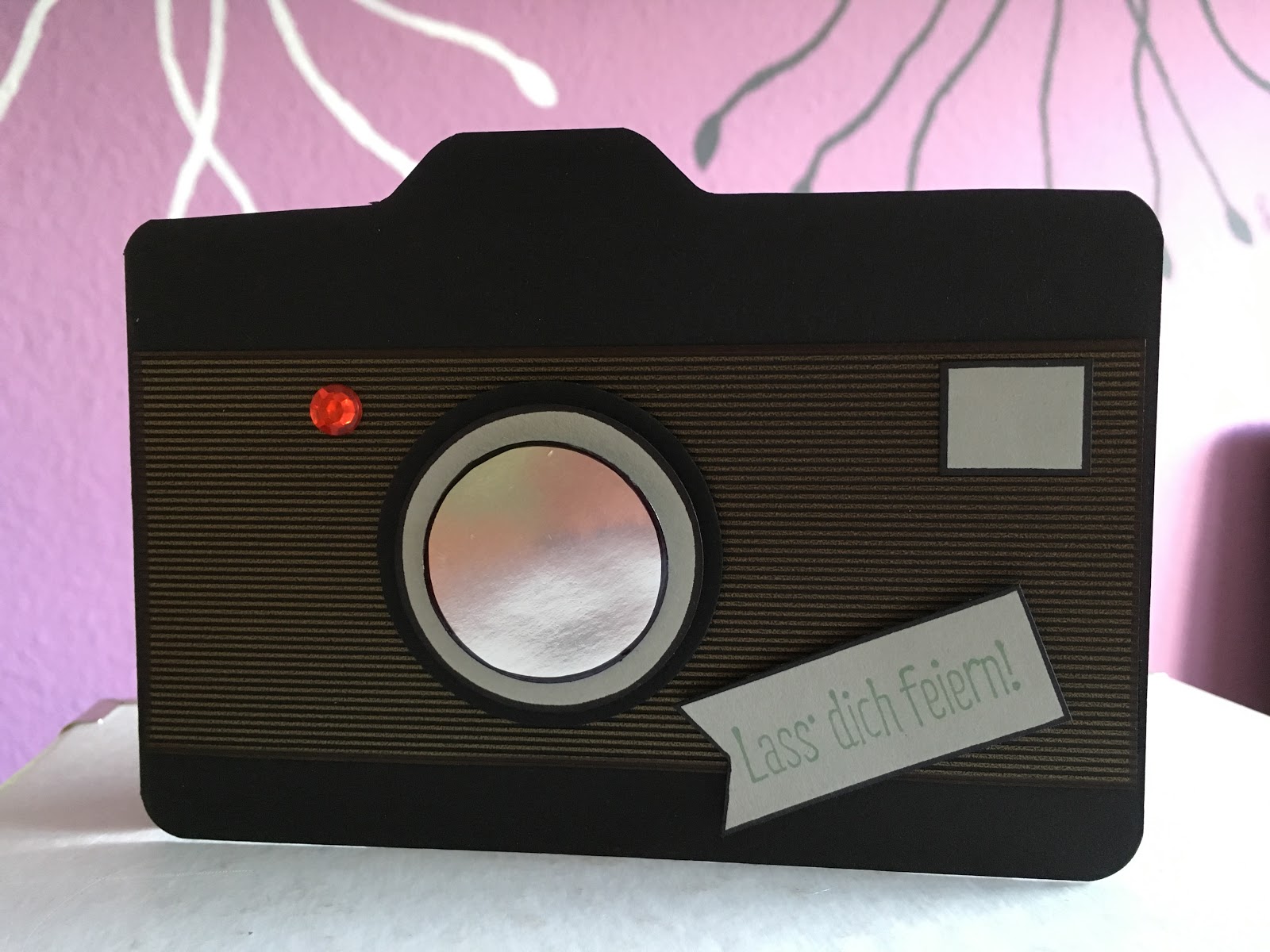 Kristin Stempelmädels: Kamera Karte mit Gutschein für ein Fotokurs
