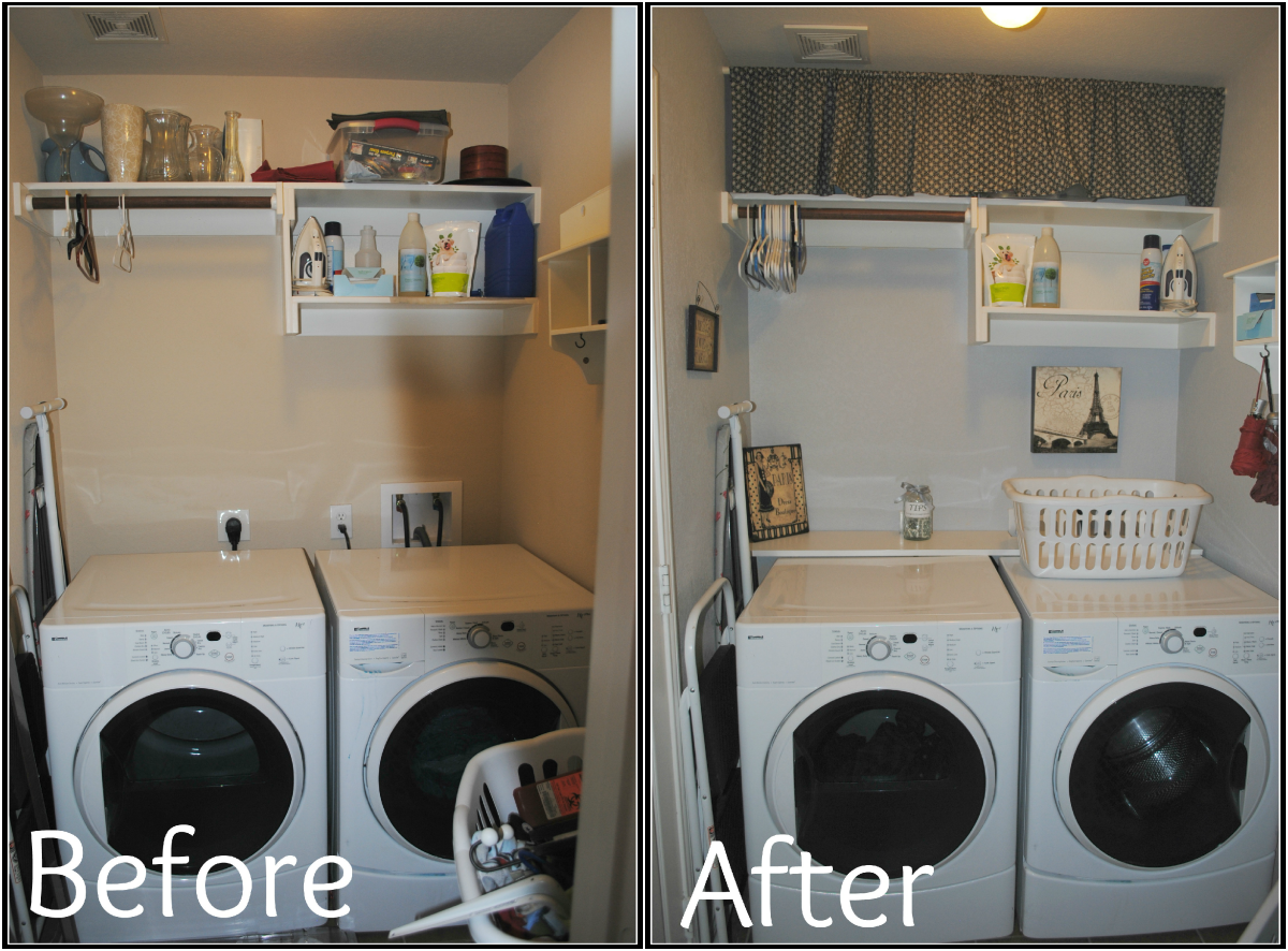 Six Cents: Laundry Room Makeover