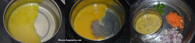 Step 1 -Egg Dosa Recipe