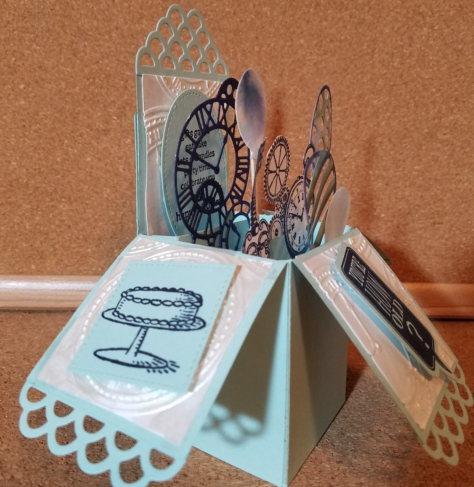 Kathie's Cards Birthday Card in a Box with Gift Card