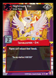 My Little Pony Nightmare Star, Solar Flare Absolute Discord CCG Card