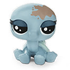 Littlest Pet Shop Series 2 Family Pack Turtelo Scrapper (#2-56) Pet