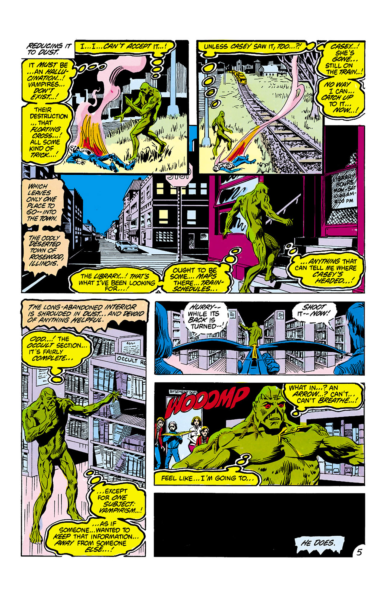 Read online Swamp Thing (1982) comic -  Issue #3 - 6