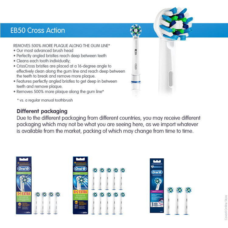 Comparing all the OralB DSeries electric toothbrush brush heads Ask