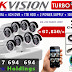 Hikvision 8CH Camera Packages