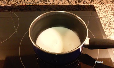 calentar la leche