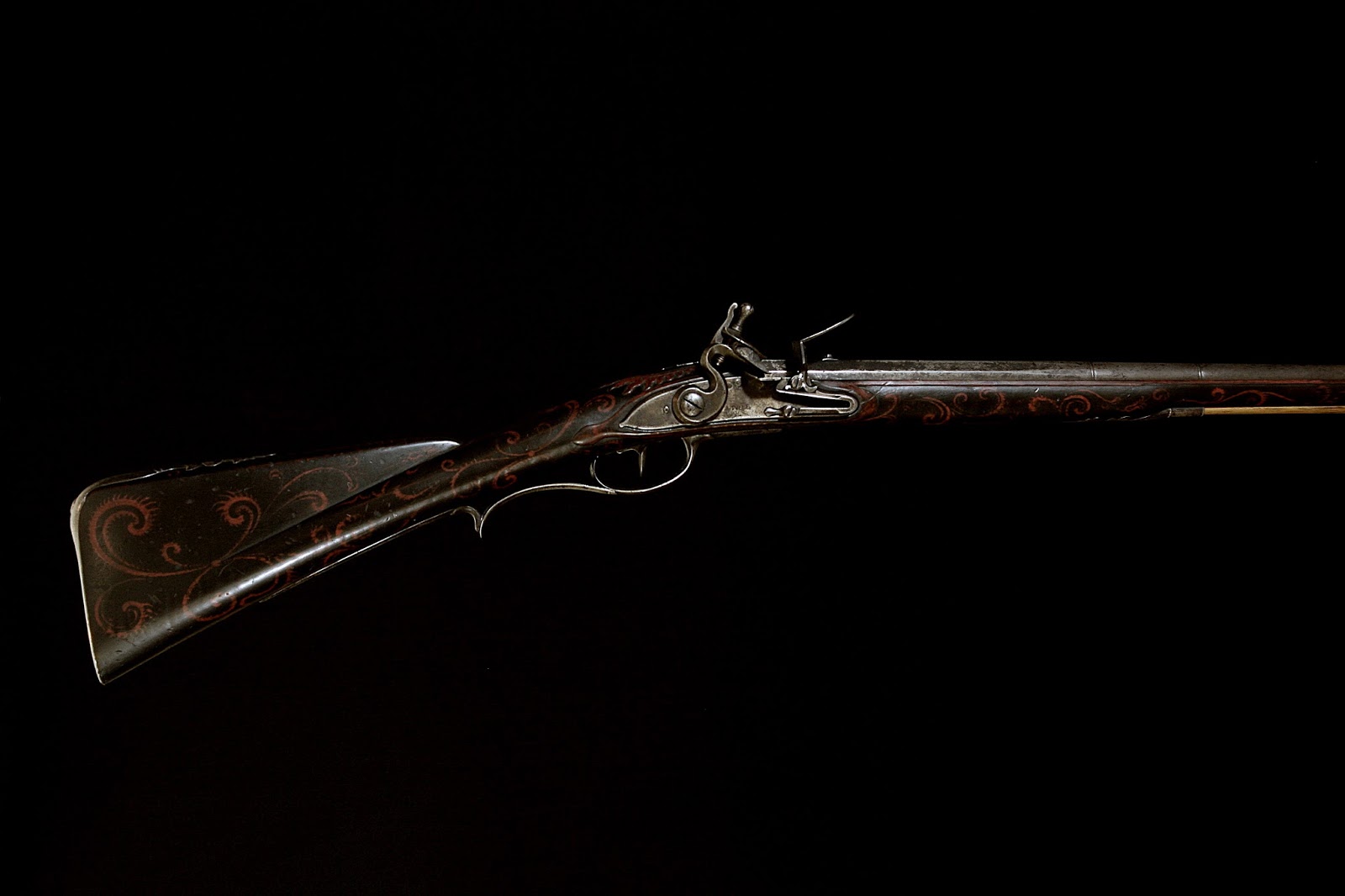 Contemporary Makers Painted Gun By Ian Pratt