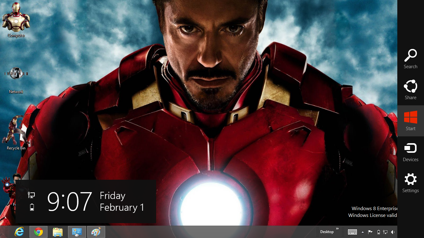 IRON MAN 3 Theme For Windows 8 Ouo Themes
