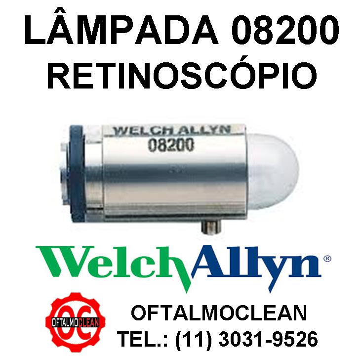 Oftalmoclean Assistência técnica especializada Lâmpada 08200U 3,5v