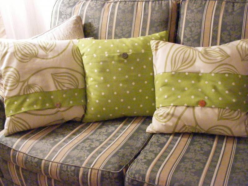 Crafts and Recipes from Allotment Heaven Busy making cushion covers.