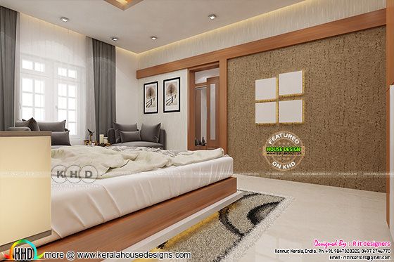 Master bedroom interior