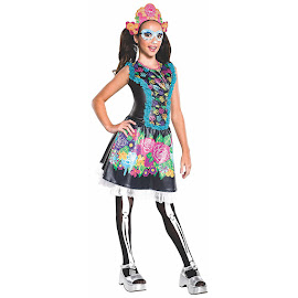 Monster High Rubie's Skelita Calaveras Outfit Child Costume