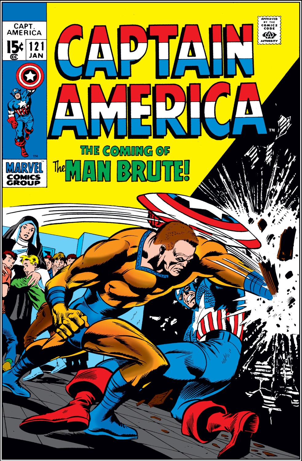 Read online Captain America (1968) comic -  Issue #121 - 1