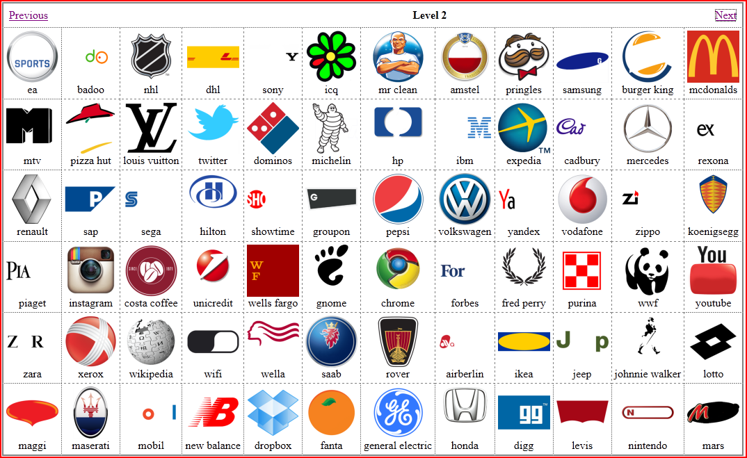 Logos Quiz Game Level 2 Answers - Apps Answers .net