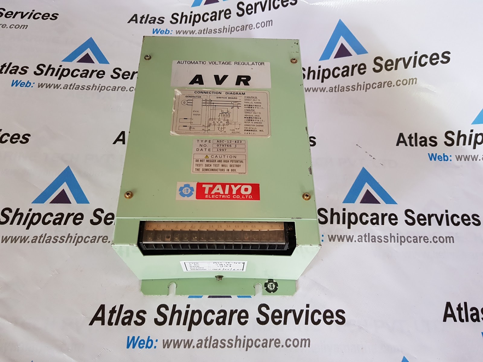 ... voltage regulator toyota, voltage regulator TAIYO AUTOMATIC VOLTAGE  REGULATOR ASC-12-4Z3 | Atlas Shipcare ... on Cat Marine Alternator Wiring  Diagram ...