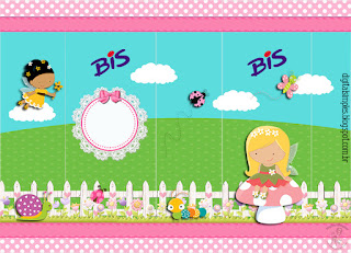 Fairy Garden: Free Printable Candy Bar Labels. Fairy Garden Free Printable Candy Bar Labels.