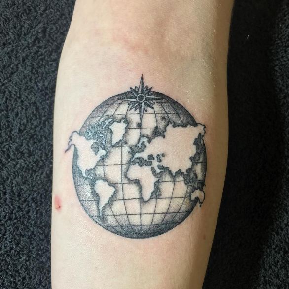 World Map Tattoos