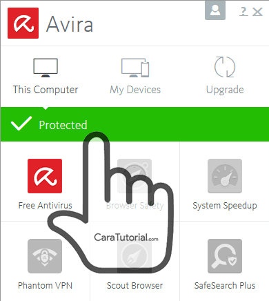 Protected avira free antivirus
