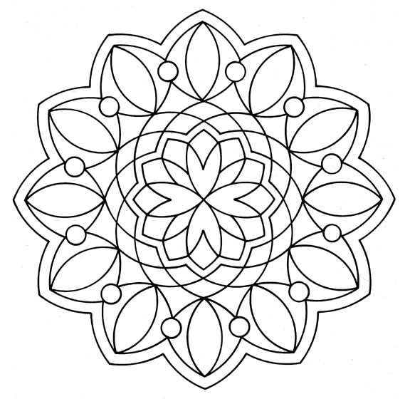 imagini mandala mandalas de colorat Desene Imagini de