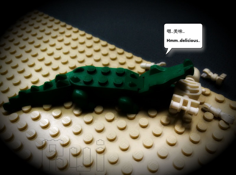 Lego Prey - Crocodile eating human
