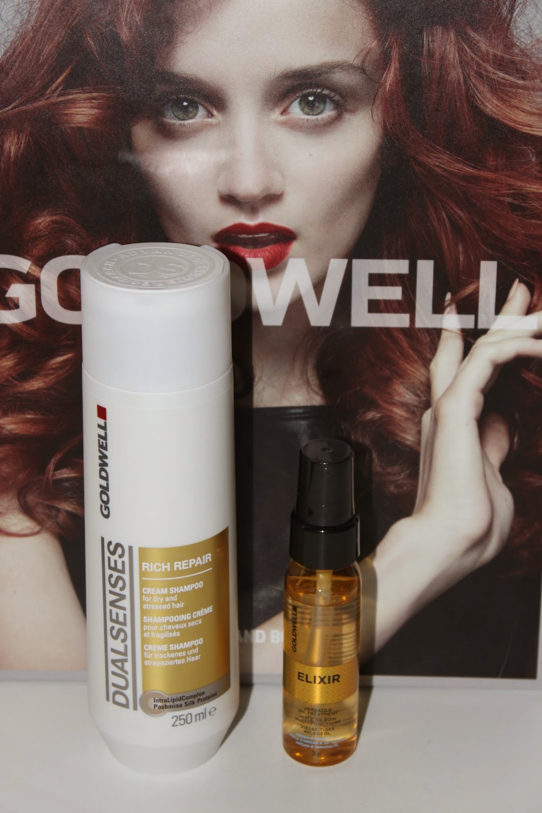 Tesjebesje Review Goldwell Rich Repair Shampoo & Godwell Elixir
