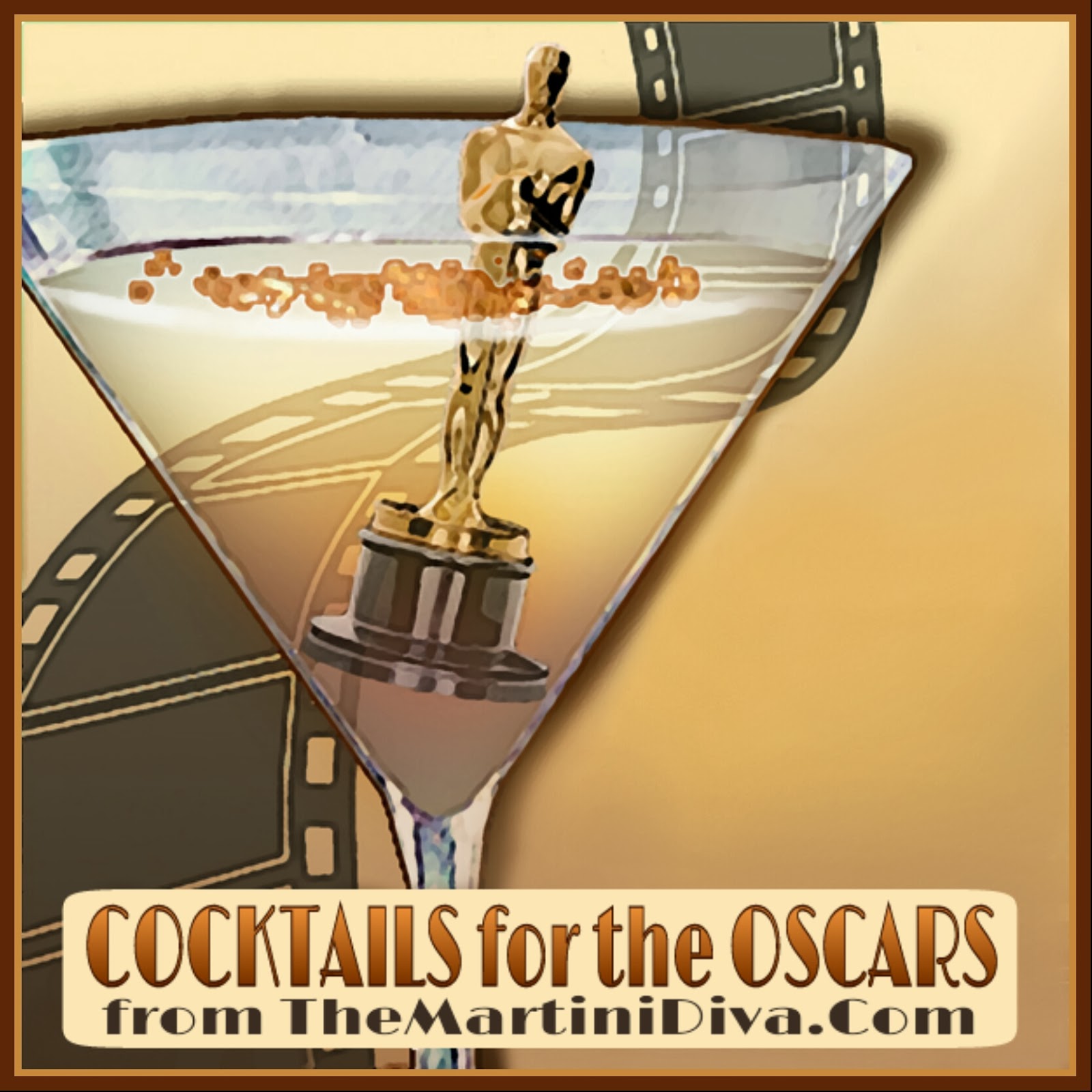 The MARTINI DIVA ACADEMY AWARD OSCAR MARTINIS