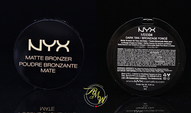 A photo of NYX Matte Bronzer Dark Tan