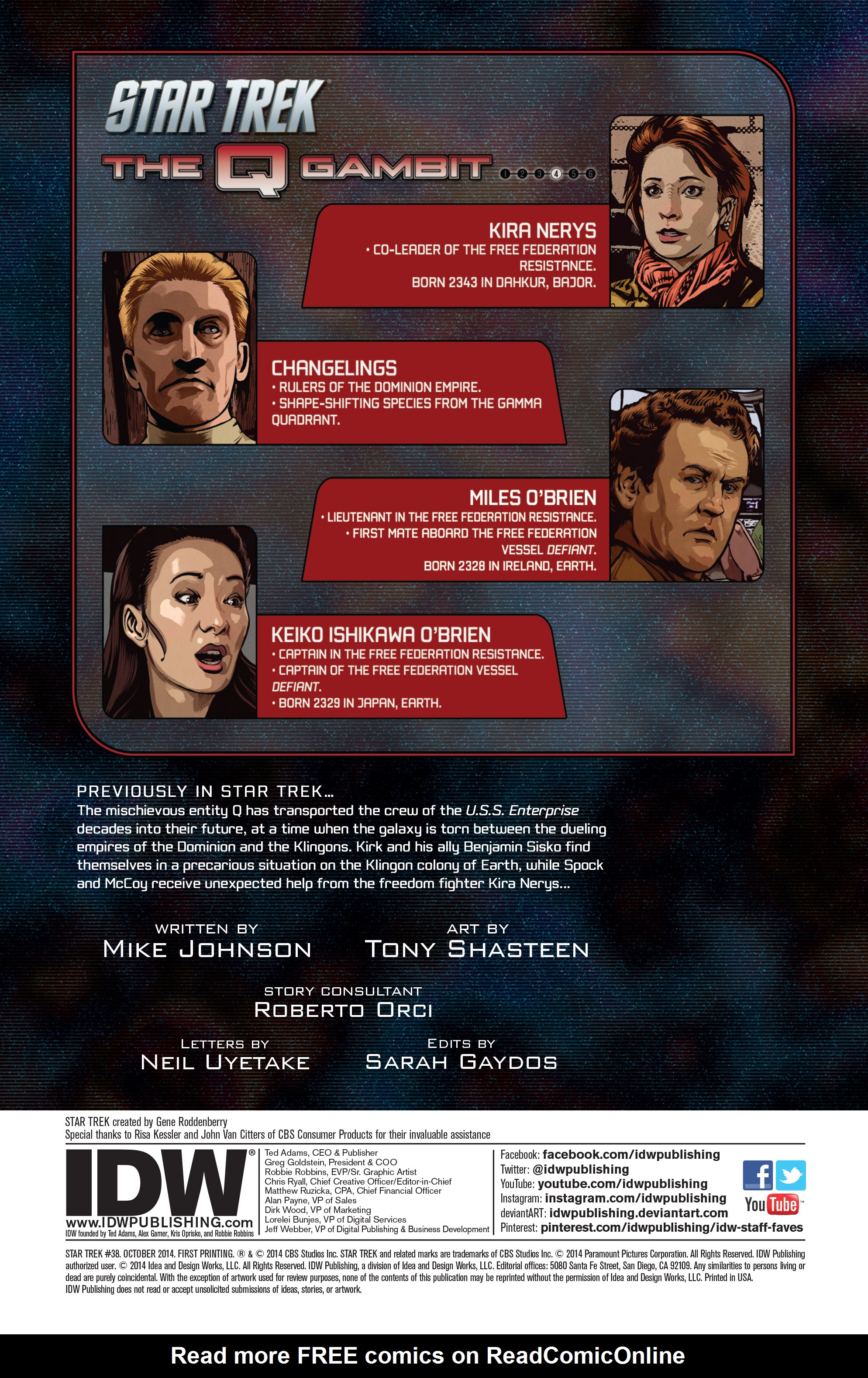 Read online Star Trek (2011) comic -  Issue #38 - 2