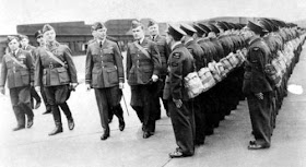 Polish 301 Bombing Division - inspected by King George VI and General Sikorski